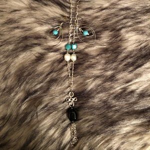 Sterling silver necklace & earring set